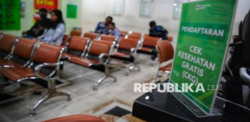 Cek kesehatan gratis. Sumber:Republika