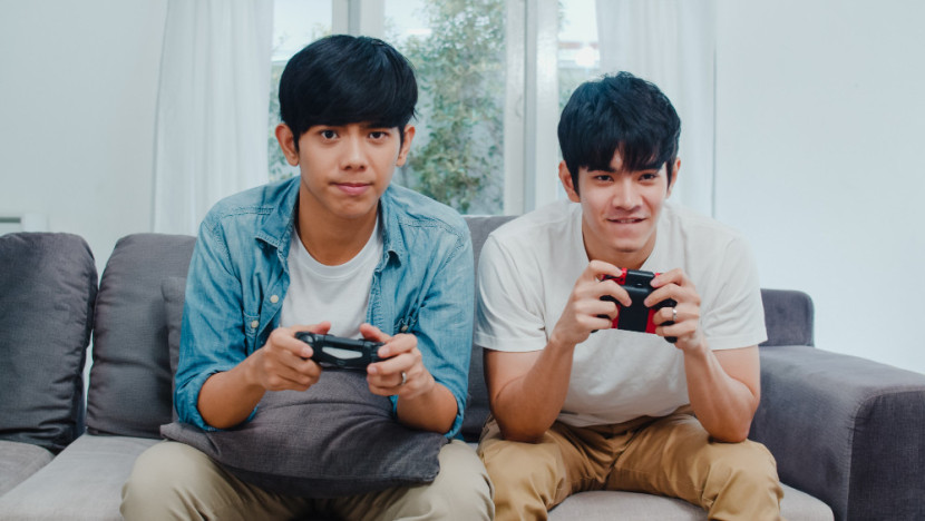 Pelajar bermain game. Sumber:Freepik